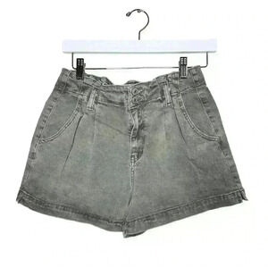 American Eagle women's highest rise mom short light sage green shorts size 4